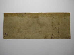 $1 1827 Jersey City New Jersey Obsolete Currency Note Bill The Franklin Bank