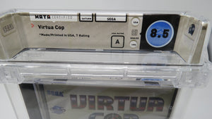 New Virtua Cop Sega Saturn Factory Sealed Video Game Wata 8.5 Graded Virtual CD