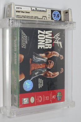 WWF War Zone Wrestling Nintendo 64 Factory Sealed Video Game Wata Graded 7.5 N64