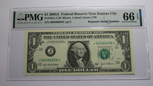Load image into Gallery viewer, $1 2003A Repeater Serial Number Federal Reserve Currency Bank Note Bill UNC66EPQ