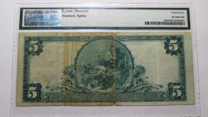 $5 1902 Vineland New Jersey NJ National Currency Bank Note Bill Ch. #2918 VF25!