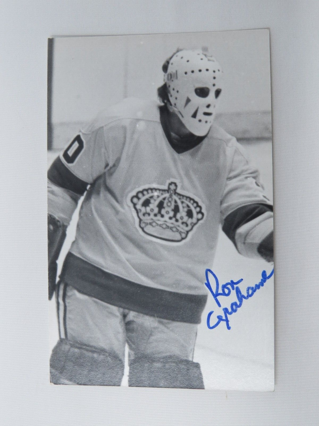 Ron Grahame Los Angeles Kings Signed Autographed Original 5X3 NHL Hockey Photo