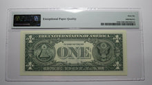 Load image into Gallery viewer, $1 2003 Radar Serial Number Federal Reserve Currency Bank Note Bill PMG UNC66EPQ