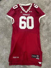 Load image into Gallery viewer, 2014 Julio Derosier Temple Owls Game Used Worn NCAA Football Jersey American
