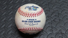 Load image into Gallery viewer, 2020 Austin Romine Detroit Tigers Game Used 2 RBI Single MLB Baseball! Dobnak