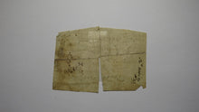 Load image into Gallery viewer, 1761 Twenty Shillings North Carolina NC Colonial Currency Bank Note Bill 20s