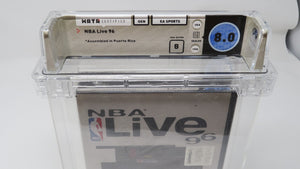 NBA Live '96 Basketball Sega Genesis Factory Sealed Video Game Wata Graded 8.0