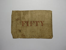 Load image into Gallery viewer, $.50 1862 Charleston South Carolina Obsolete Currency Bank Note Bank of SC