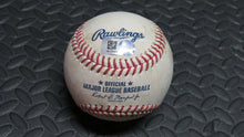 Load image into Gallery viewer, 2020 Nate Lowe Tampa Bay Rays RBI Single Game Used MLB Baseball! Cole Sulser