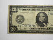 Load image into Gallery viewer, $20 1914 Cleveland Ohio OH Federal Reserve Large Bank Note Bill Blue Seal FINE+