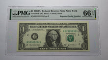 Load image into Gallery viewer, $1 2003 Repeater Serial Number Federal Reserve Currency Bank Note Bill PMG UNC66