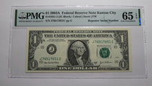 Load image into Gallery viewer, $1 2003 Repeater Serial Number Federal Reserve Currency Bank Note Bill UNC65EPQ