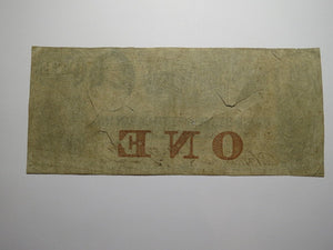 $1 1861 Charleston South Carolina SC Obsolete Currency Bank Note Bill Bank of SC