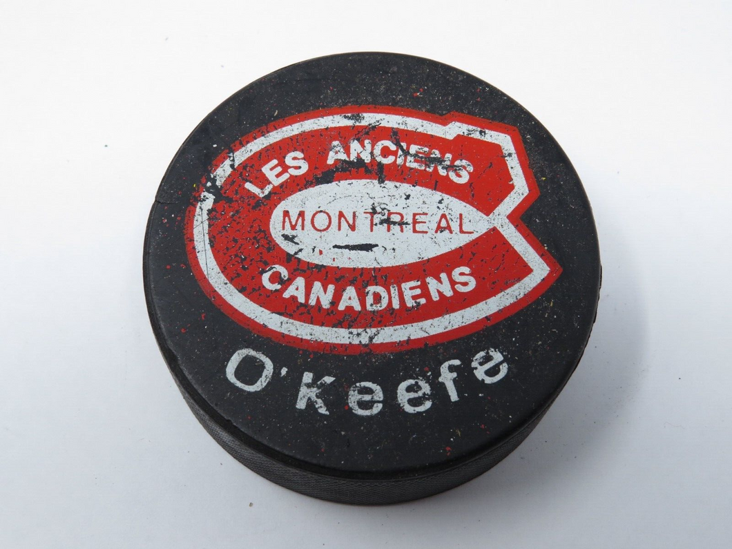 Vintage O'Keefe Les Anciens Montreal Canadiens Alumni NHL Viceroy Hockey Puck
