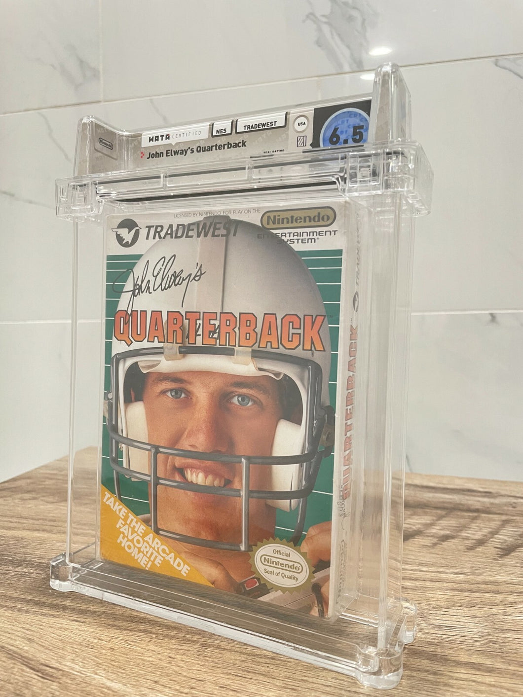 New John Elway's Quarterback NFL Football Sealed NES Nintendo Video Game! Wata!
