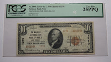 Load image into Gallery viewer, $10 1929 Millville New Jersey NJ National Currency Bank Note Bill #1270 VF! PCGS