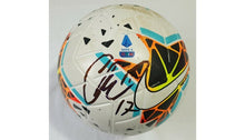 Load image into Gallery viewer, 2019-20 Match Used Lazio Roma Serie A Nike Merlin Soccer Ball Signed By Immobile
