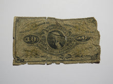 Load image into Gallery viewer, 1863 $.10 Third Issue Fractional Currency Obsolete Bank Note Bill 3rd Filler