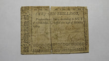 Load image into Gallery viewer, 1761 Ten Shillings North Carolina NC Colonial Currency Note Bill! 10s! RARE NOTE
