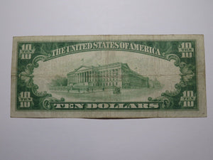 $10 1929 Youngstown Ohio OH National Currency Bank Note Bill Ch. #2482 FINE++