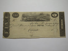 Load image into Gallery viewer, $5 18__ Cincinnati Ohio OH Obsolete Currency Bank Note Bill Remainder AU