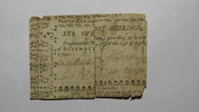 Load image into Gallery viewer, 1761 Twenty Shillings North Carolina NC Colonial Currency Note Bill! 20s! RARE