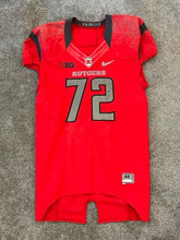 Load image into Gallery viewer, 2014 Kaleb Johnson Rutgers Scarlet Knights Game Used Worn Football Jersey Big 10
