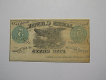 Load image into Gallery viewer, $.05 1862 Knox Corners New York NY Obsolete Currency Bank Note Bill Oneida Co.