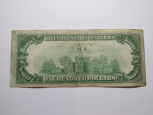 Load image into Gallery viewer, $100 1929 Chicago National Currency Fancy Serial # Federal Reserve Bank Note F++