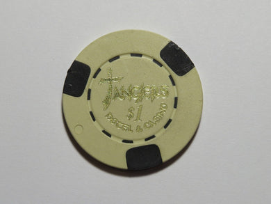 1995 Casino Authentic Movie Screen Used Tangiers $1 Poker Chip Planet Hollywood