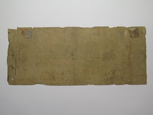 $1 1820 Trenton New Jersey NJ Obsolete Currency Bank Note Bill State Bank