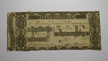 Load image into Gallery viewer, $5 1808 Gloucester Rhode Island RI Obsolete Currency Bank Note Bill Farmers Ex.
