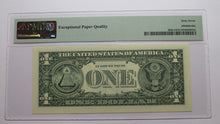 Load image into Gallery viewer, $1 2017 Radar Serial Number Federal Reserve Currency Bank Note Bill PMG UNC67EPQ