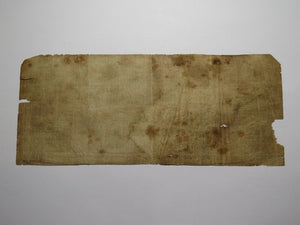 $1 1865 Toms River New Jersey NJ Obsolete Currency Bank Note Bill Ocean County