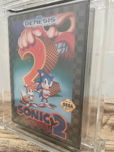 New Sonic The Hedgehog 2 Sega Genesis Factory Sealed Video Game Wata 7.5 Graded