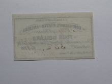 Load image into Gallery viewer, $4 1861 Confederate Bond Coupon Certificate Currency Bank Note Bill UNC