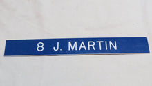 Load image into Gallery viewer, 1995 Jamie Martin St. Louis Rams Game Used NFL Locker Room Nameplate Weber St.