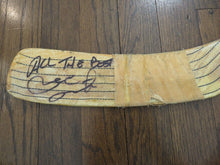 Load image into Gallery viewer, 1990&#39;s Moe Mantha Winnipeg Jets Game Used Signed Chimo NHL Hockey Stick