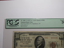 Load image into Gallery viewer, $10 1929 Paulsboro New Jersey National Currency Bank Note Bill #5981 VF20 PCGS