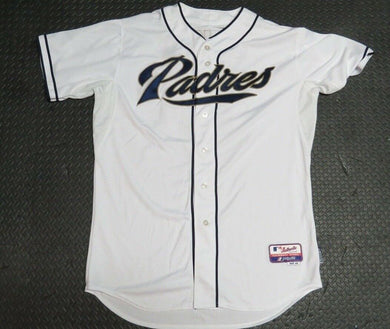 2012 John Baker San Diego Padres Game Used Worn MLB Baseball Jersey! Good Usage!