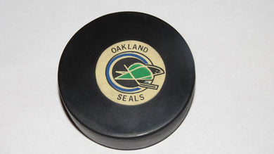 1973-74 Fred Stanfield Minnesota North Stars Game Used Goal Scored Puck -Seals