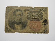 Load image into Gallery viewer, 1874 $.10 Fifth Issue Fractional Currency Obsolete Bank Note Bill 5th Filler
