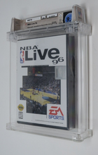 Load image into Gallery viewer, NBA Live &#39;96 Basketball Sega Genesis Factory Sealed Video Game Wata Graded 9.4