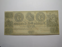 Load image into Gallery viewer, $5 18__ Franklin Ohio OH Obsolete Currency Bank Note Bill Silk Company UNC+++