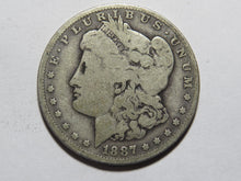Load image into Gallery viewer, $1 1887-O Morgan Silver Dollar!  90% Circulated US Silver Coin Tougher Date