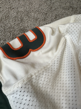 Load image into Gallery viewer, 2005 Sinorice Moss Miami Hurricanes Game Used Worn NCAA Football Jersey Giants