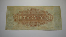 Load image into Gallery viewer, $20 18__ New Orleans Louisiana LA Obsolete Currency Bank Note Bill Canal Bank AU