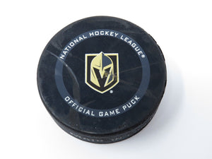 2021 Vegas Golden Knights Vs. Colorado Avalanche Game 6 Playoff Game Used Puck