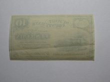 Load image into Gallery viewer, $.10 1862 Cuyahoga Falls Ohio OH Obsolete Currency Bank Note Bill Summit County