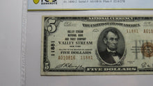 Load image into Gallery viewer, $5 1929 Valley Stream New York National Currency Bank Note Bill #11881 VF25 PCGS